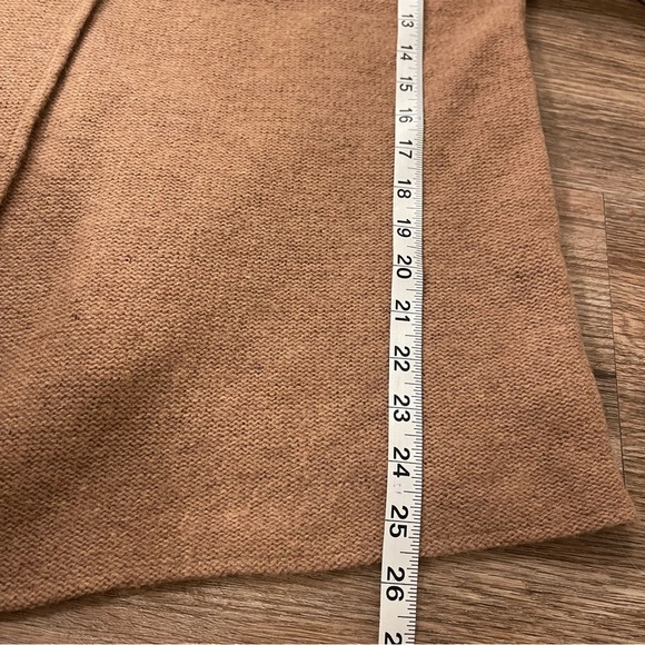 JM Collection Sweater Women’s 2XL Wool Embellished Brown Cardigan Boho Glam Cozy - Picture 9 of 10